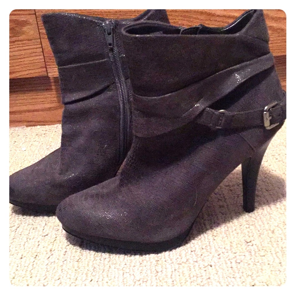Grey Suede Booty by Style & Co.